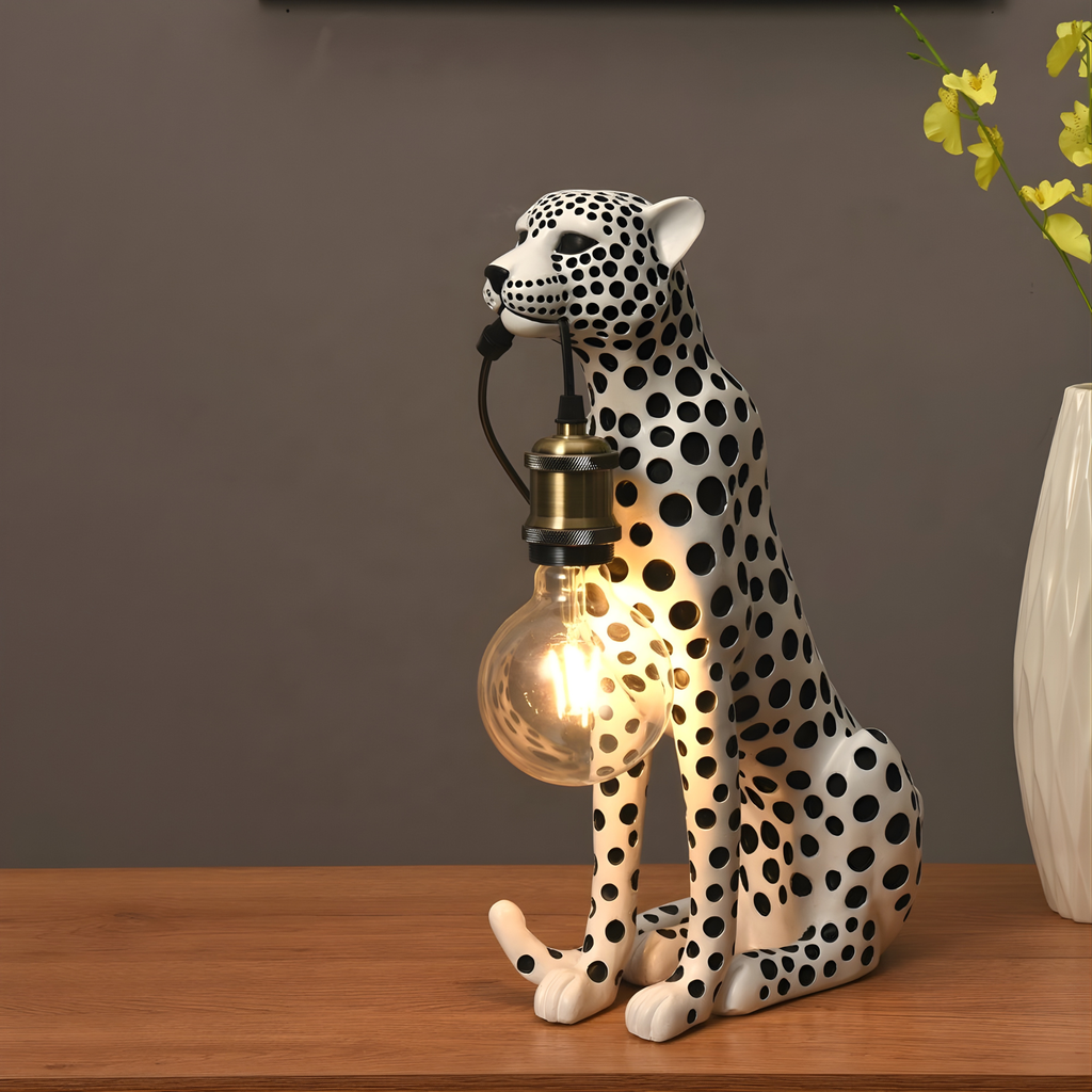 Leopard Resin Sculpture