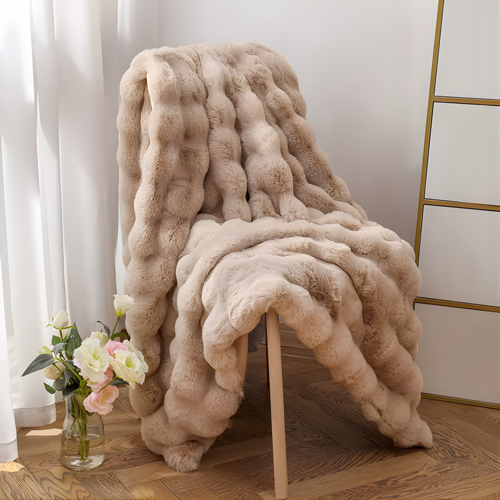 Double Layer Faux Fur Blanket