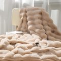 Double Layer Faux Fur Blanket