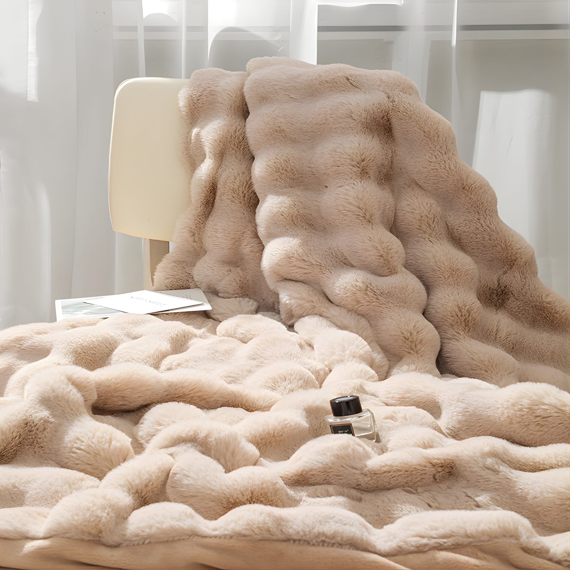 Double Layer Faux Fur Blanket