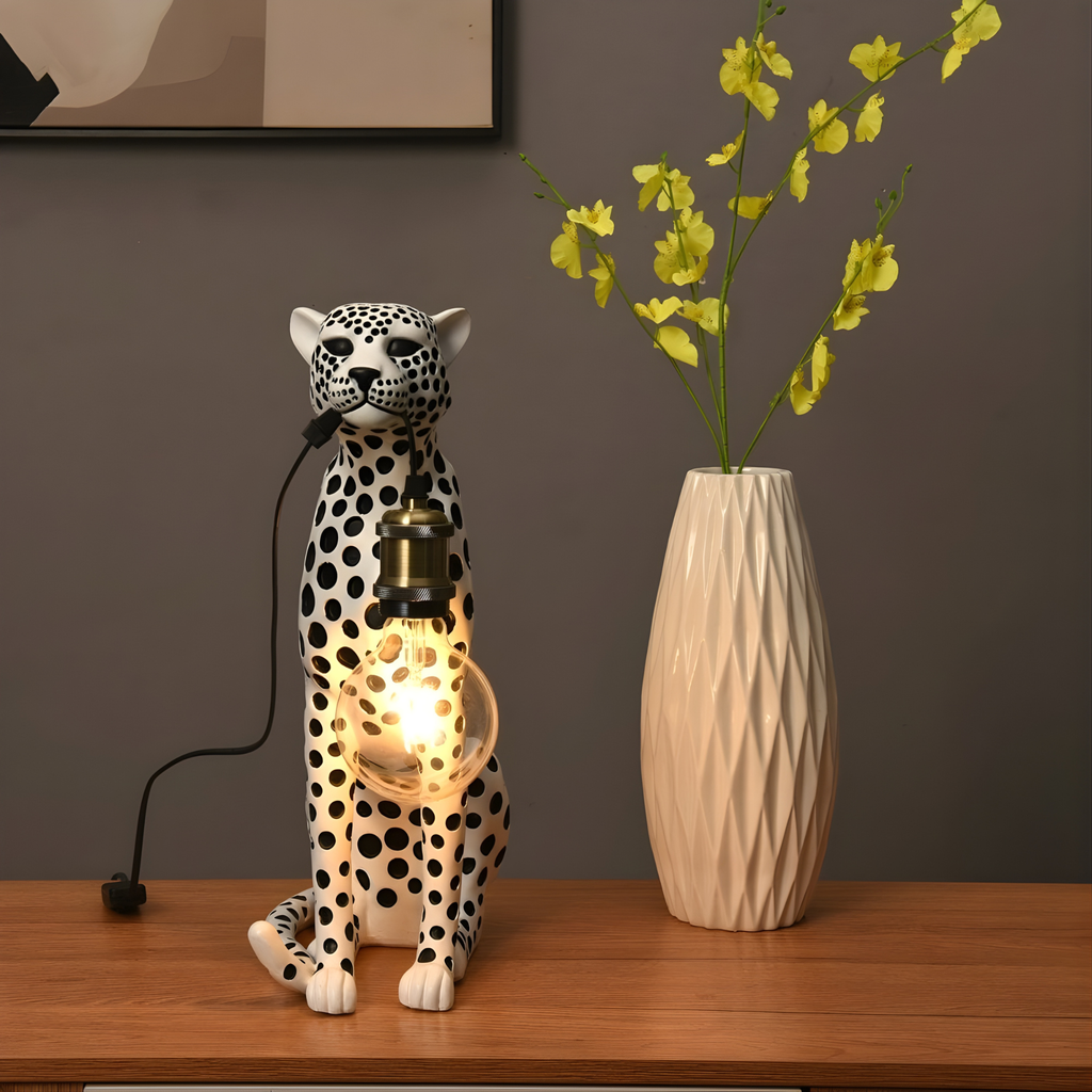 Leopard Resin Sculpture